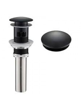 Sifon Lux Art sa prelivom, matt black